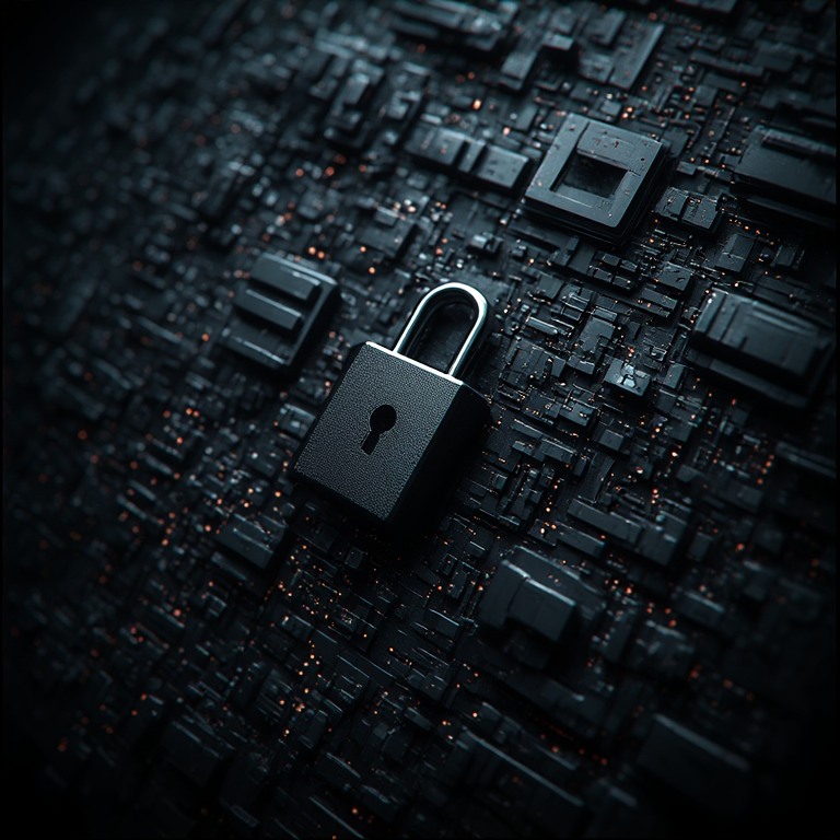 Encrypted communications lock